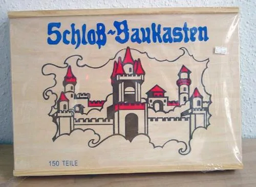 Giocattolo di legno – blocchi di castello "Schloss-Baukasten" (HKE GmbH)