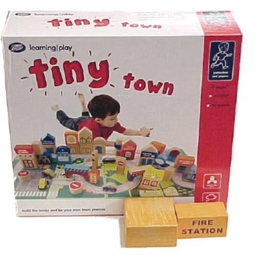 Giocattolo di legno – Stivali che imparano attraverso il gioco piccola città (Boots)