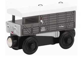 Giocattolo di legno – Veicolo di rospo con leva freno (Thomas and Friends Wooden Railway)