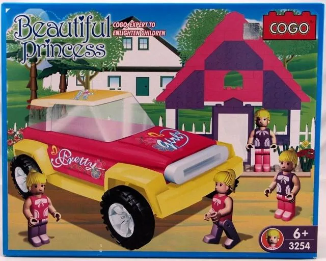 Giocattolo di montaggio in plastica – Bella principessa (Cogo)