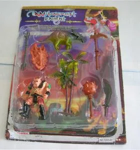 Giocattolo di plastica – "Cavaliere stregone dinosauri e guerrieri" (WITCHCRAFT KNIGHT)