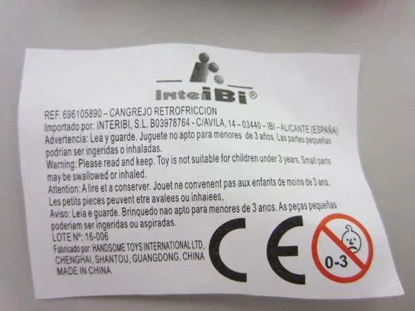 Giocattolo di plastica — foto 2 dell'alert A12/1416/16