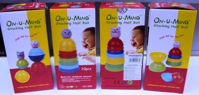 Giocattolo di plastica (stacking mezza sfera) (ON – U – MIND)
