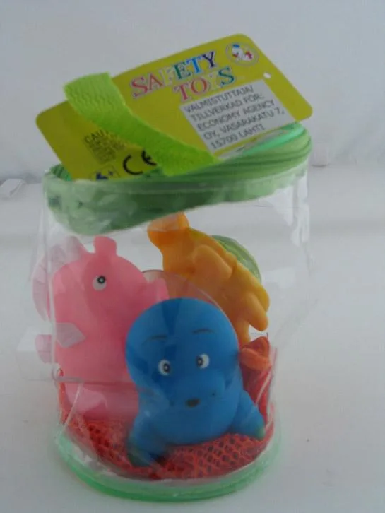 Giocattolo di plastica – Vasca da bagno squirt giocattoli. (Safety Toys.)