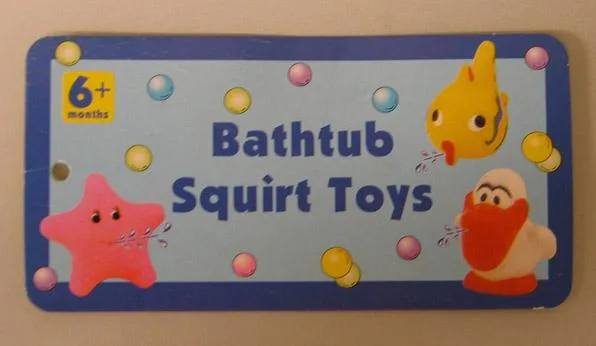 Giocattolo di plastica – Vasca da bagno squirt giocattoli. — foto 2 dell'alert 1263/07