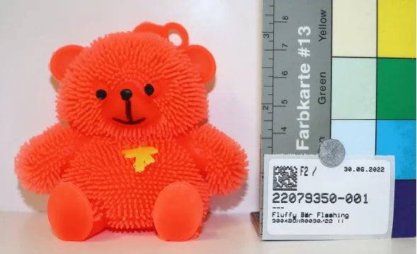 Giocattolo di puffer (Fluffy Bär Flashing)