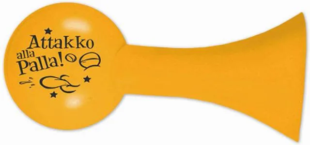 Giocattolo di tromba tifo (Tifo trombetta) (Wacko’s (toy gadget in San Carlo crisps))