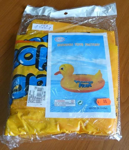 Giocattolo gonfiabile – Shangsou Toys Factory – Quacker Float — foto 2 dell'alert 0367/09