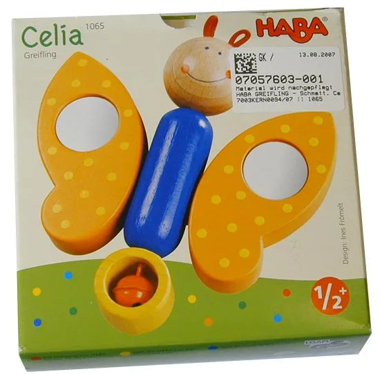 Giocattolo in legno – HABA Greifling Schmetterling Celia — foto 2 dell'alert 1120/07