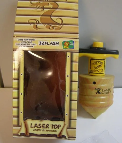 Giocattolo in legno – Spinning top (LASER TOP)