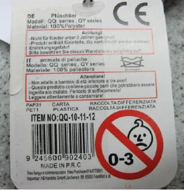 Giocattolo morbido — foto 3 dell'alert A12/02511/23