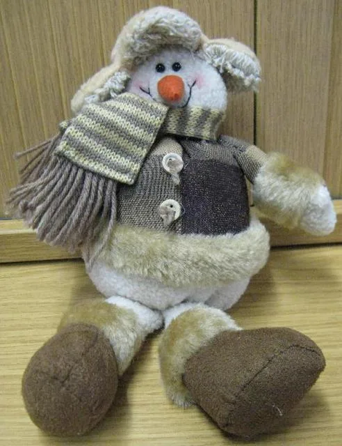 Giocattolo morbido – pupazzo di neve (KSD)