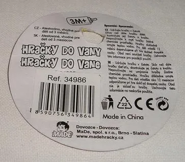Giocattolo per bagno – Collezione Mimi "Hracky pro Miminka" — foto 2 dell'alert 1505/08