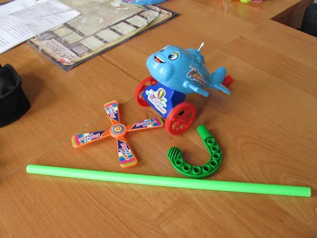 Giocattolo tirare aereo "Funny Plane" (Happy Star)
