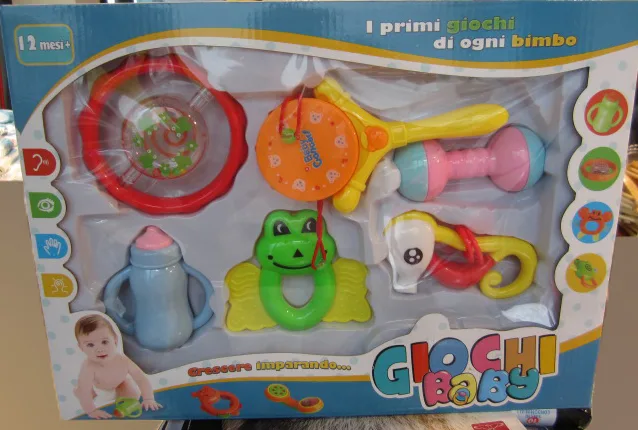 Set di giocattoli a sonagli «Giochi baby» — foto 2 dell'alert A12/00916/20