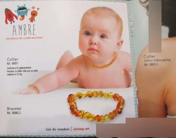 Gioielli ambrati per bambini — foto 3 dell'alert A12/0516/16