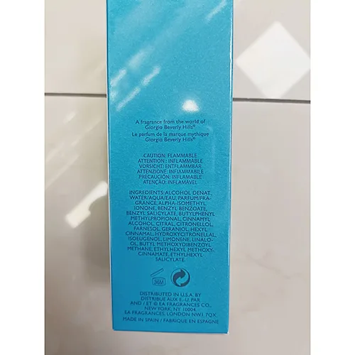 Eau de toilette «Giorgio Beverly Hills Blue» — foto 2 dell'alert A12/01543/24