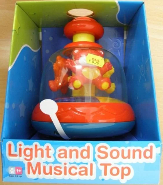 Giostra giocattolo/top "Light And Sound Musical Top" &amp; #13; &amp; #13; (Wah Hing)