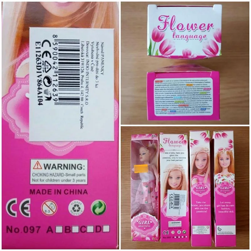 Bambola di plastica «GIRL BEAUTIFUL/Flower language»