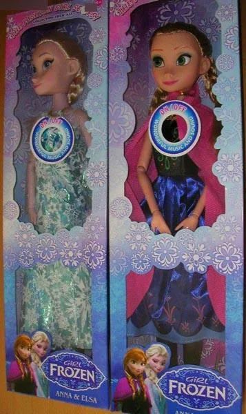 Bambola di plastica «Girl Frozen - Anna &amp; Elsa» (The Fashion Girl Series)