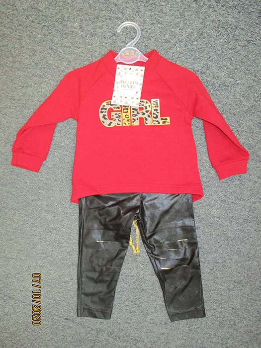 Set di abbigliamento per bambini «Girl» (Mamma natura)