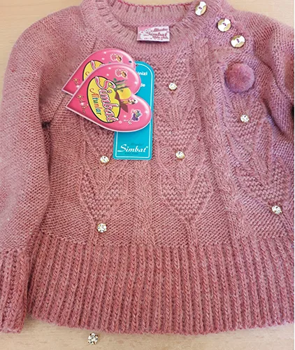 Maglione bambino «Girl wear - kids club» (SIMBAT ALTUNLAR)