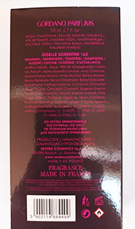 Eau de toilette «Giselle Sorentini 163» — foto 2 dell'alert A12/02503/23