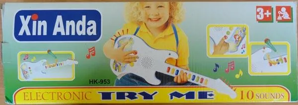 Chitarra giocattolo «Gitara na baterie ('Battery guitar')» (Xin Anda / Happy Star)