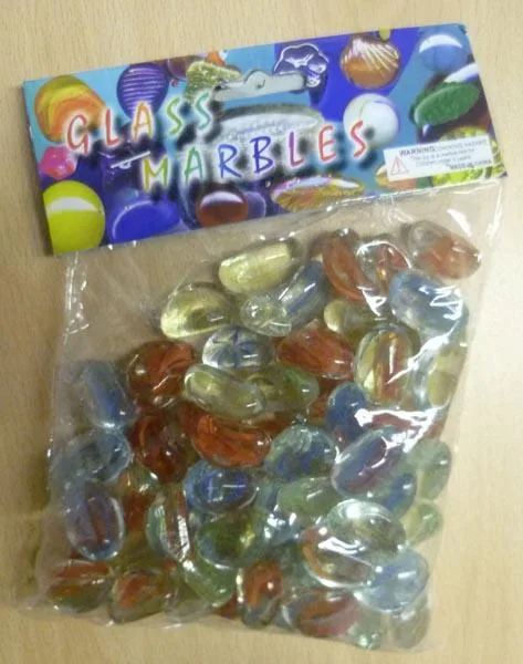 Pietre di vetro decorative «GLASS MARBLES» — foto 1 dell'alert A12/1710/15