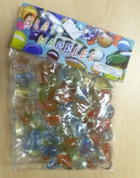 Pietre di vetro decorative «GLASS MARBLES» — foto 2 dell'alert A12/1710/15