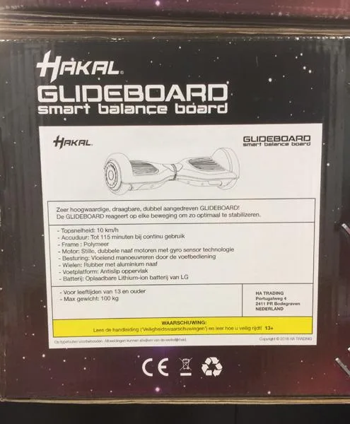 Scooter autobilanciante (Hoverboard) «Glideboard - Smart balance board» — foto 2 dell'alert A12/0291/19