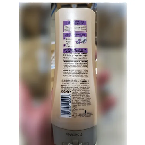 Balsamo per capelli «Gliss Cashmere Karitè» (TESTANERA)