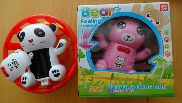 Giocattolo elettrico «Glitter Slewing Ring» (Bear Feeling Happy)