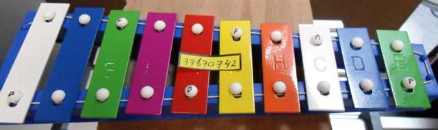 Strumento musicale giocattolo «Glockenspiel 10-tone» (Marek)