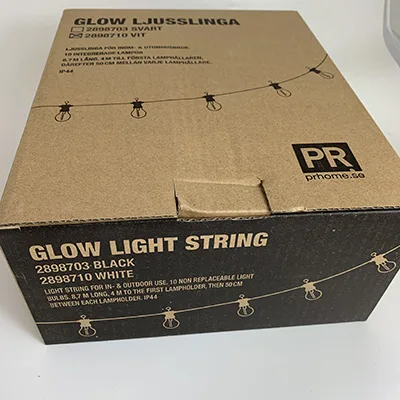 Catena leggera «Glow light string» — foto 1 dell'alert A12/00400/24
