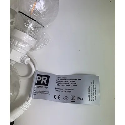 Catena leggera «Glow light string» — foto 3 dell'alert A12/00400/24