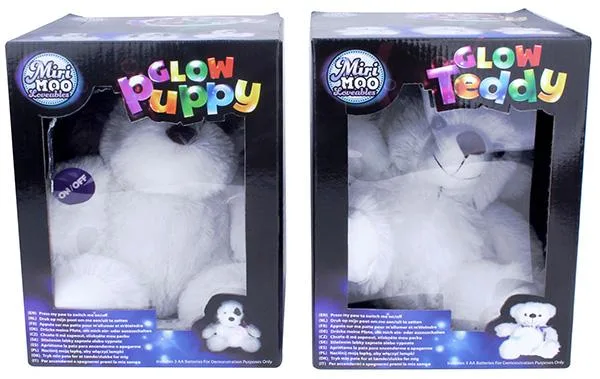 Giocattolo morbido «Glow Puppy» (Miri Moo Laveables)