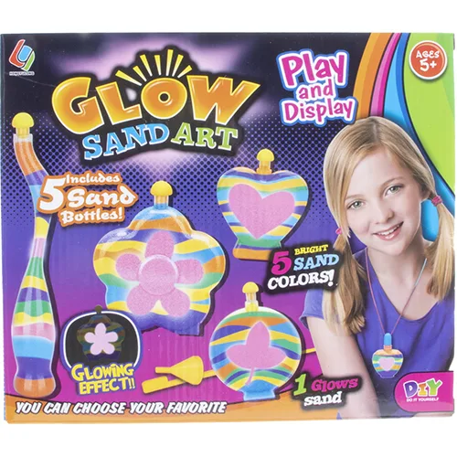 Giocattolo di attività della sabbia «Glow sand Art» (DIY (Do it yourself) Jonotoys BV)