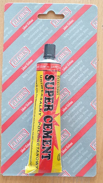 Colla «Glue „Super cement“» (Interglobus)