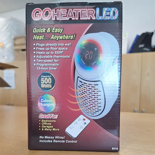 Riscaldatore a LED «Go Heater LED» — foto 1 dell'alert OR/00124/25