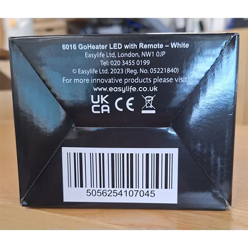 Riscaldatore a LED «Go Heater LED» — foto 2 dell'alert OR/00124/25