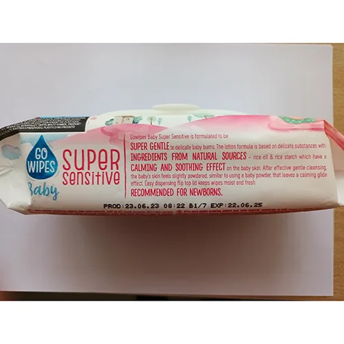 Salviette per bambini «Go Wipes Baby Super Sensitive» — foto 3 dell'alert A12/00656/24