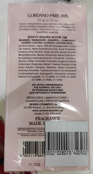 Eau de toilette «GOCCI GILLIAN BOOM» — foto 2 dell'alert A12/01719/22
