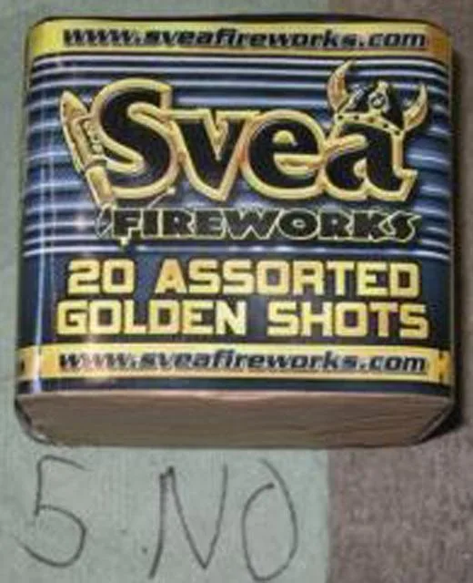 Fuochi d'artificio «Gold Bar» (Svea Fyrverkerier AS)