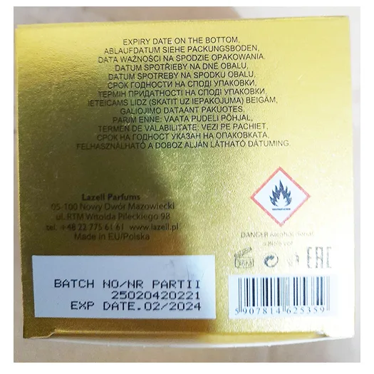 Profumo «Gold Madame» (Lazell)