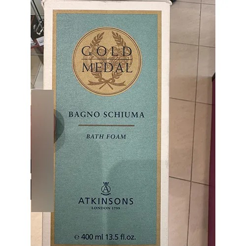 Schiuma da bagno «Gold Metal» — foto 1 dell'alert SR/01598/25