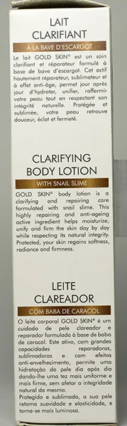 Crema schiarente per la pelle «Gold Skin Clarifying Body Lotion with Snail Slime» — foto 3 dell'alert A12/01151/21