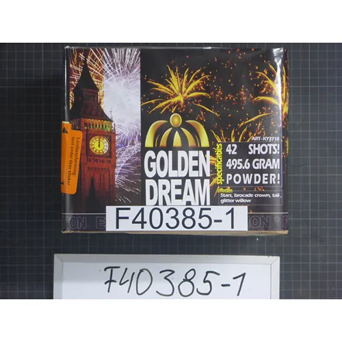 Fuochi d'artificio «Golden Dream» (China Red)