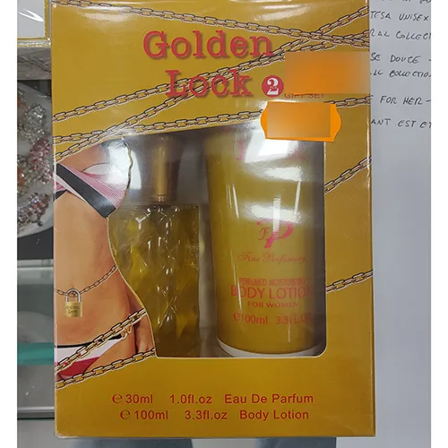 Set di cosmetici «Golden Lock» (Perfume London)