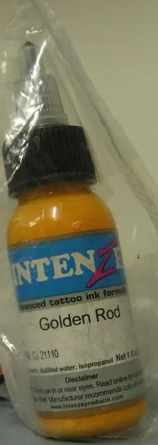 Inchiostro del tatuaggio & #13; & #13; «Golden Rod» — foto 2 dell'alert A12/1403/12